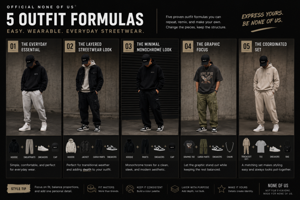 5 Easy Everyday Streetwear Outfit Ideas