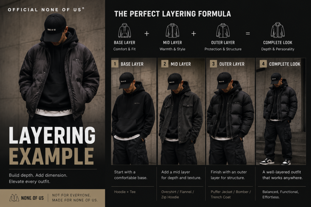 How to Layer Streetwear Without Looking Overdone