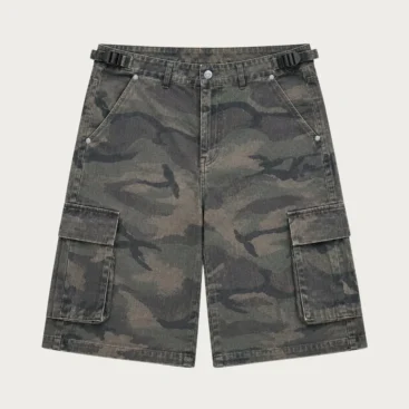 None Of Us Camo Cargo Shorts