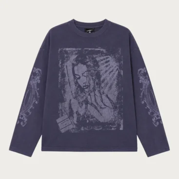 None Of Us Sofia Long-sleeve Purple