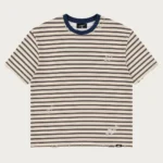 None of Us Cream Striped Tee