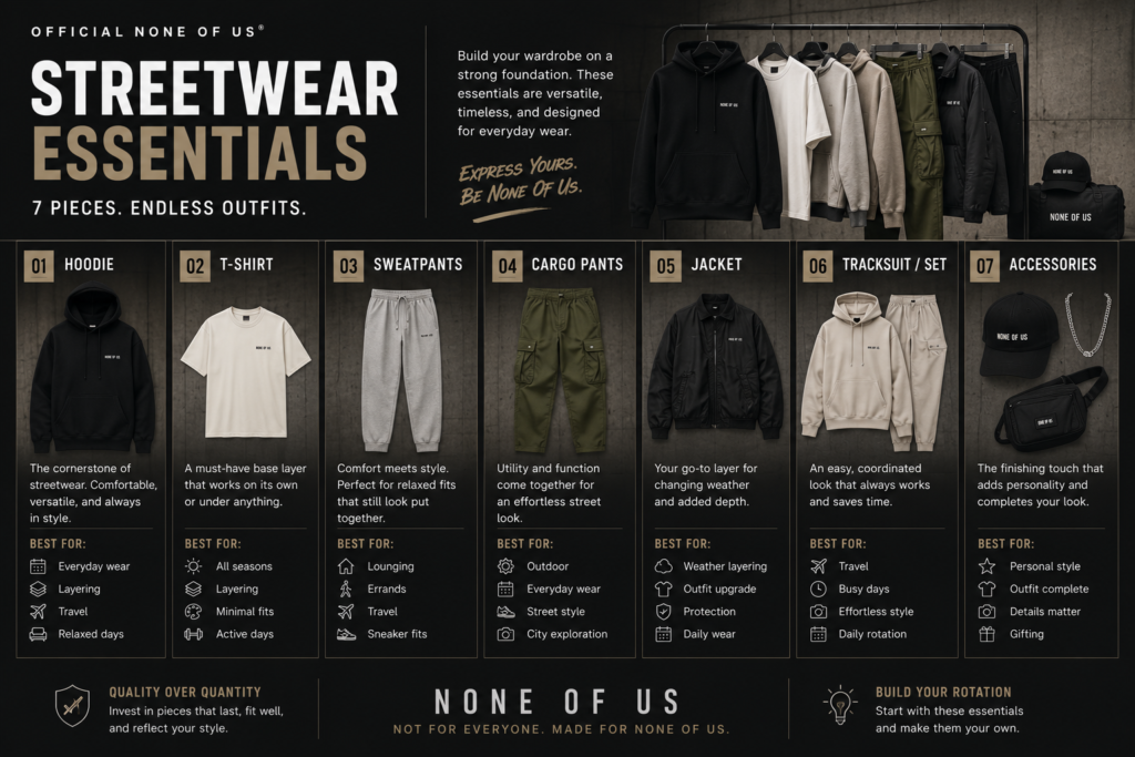 Streetwear Essentials Every Wardrobe Needs