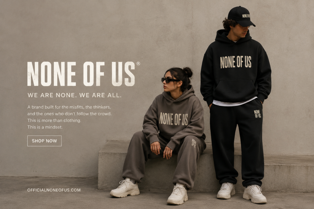 Streetwear tracksuit style guide by None of us