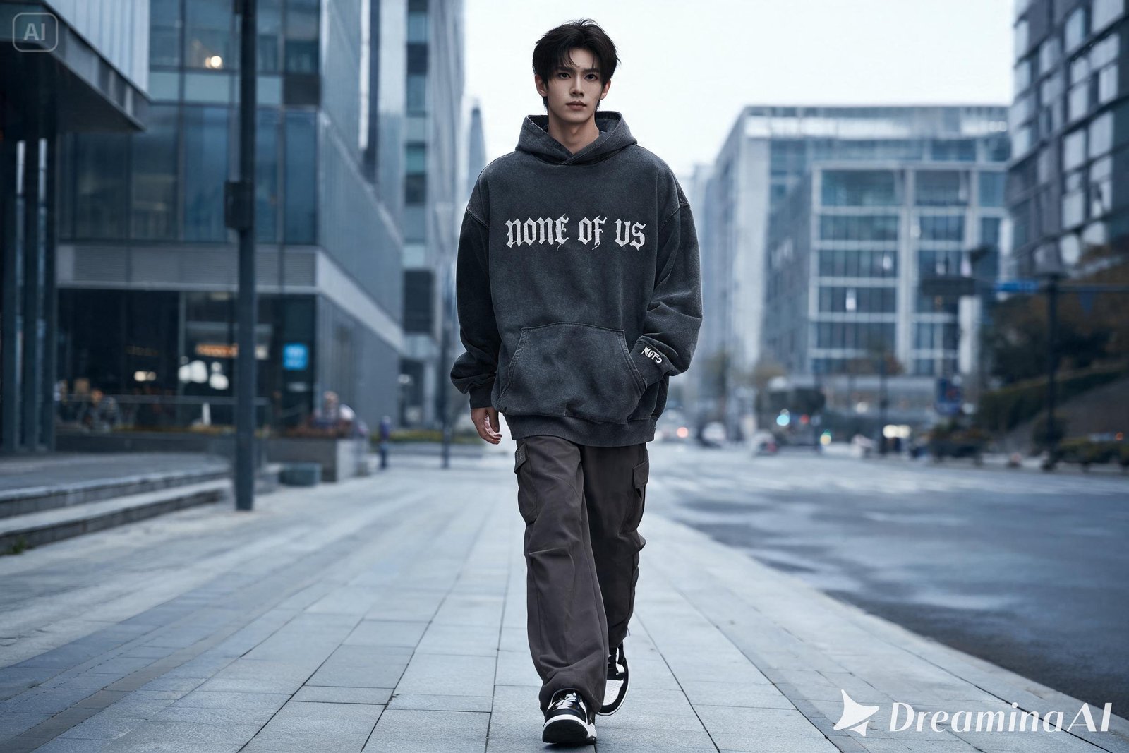 Oversized streetwear hoodie