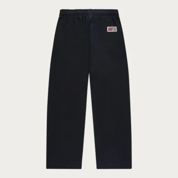 NOFS BLACK BASIC OPEN-LEG JOGGER
