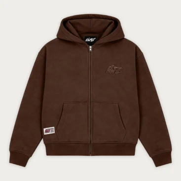 NOFS DARK PURPLE BASIC ZIP HOODIE